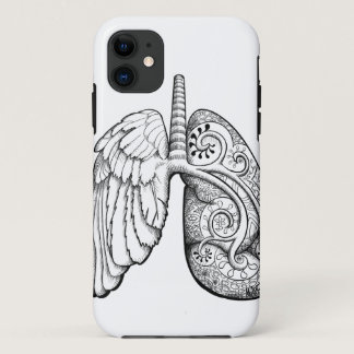 Paisley Lung with Wing iPhone 11 Case