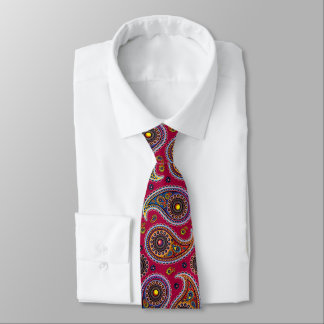 Paisley - Maroon Neck Tie