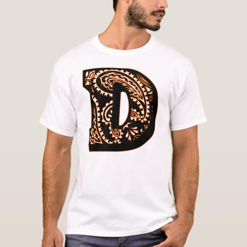 Paisley Monogram _ D T_Shirt