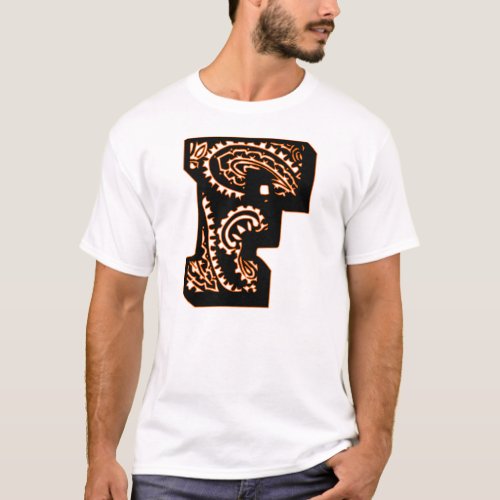 Paisley Monogram _ F T_Shirt