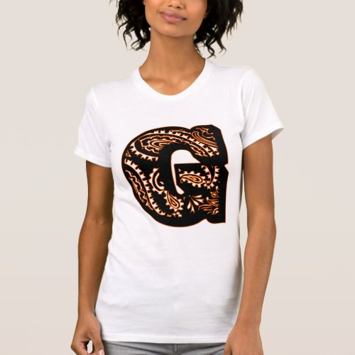 Paisley Monogram _ G T_Shirt