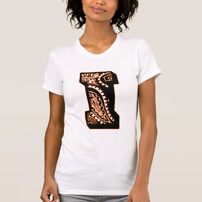 Paisley Monogram - I T-Shirt (Front)