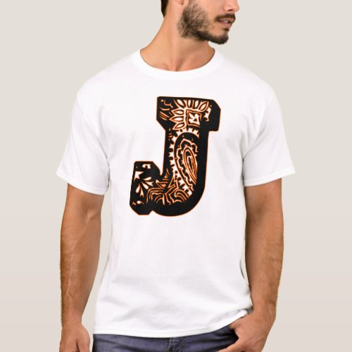 Paisley Monogram _ J T_Shirt