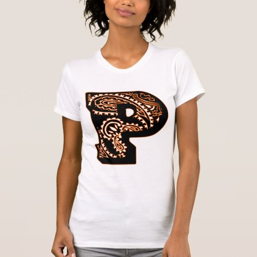 Paisley Monogram _ P T_Shirt
