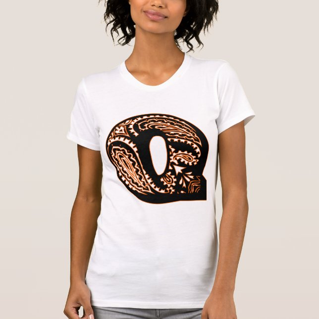Paisley Monogram - Q T-Shirt (Front)