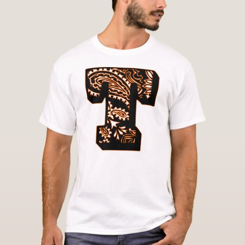 Paisley Monogram _ T T_Shirt