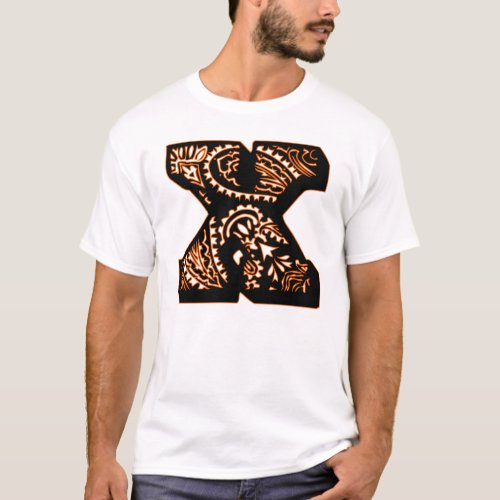 Paisley Monogram _ X T_Shirt