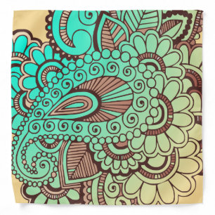 Paisley Ornaments I + your backgr. & ideas Bandana