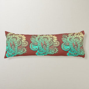 Paisley Ornaments I + your backgr. & ideas Body Pillow