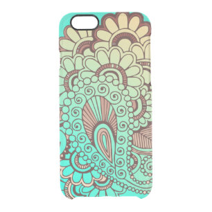 Paisley Ornaments I + your backgr. & ideas Clear iPhone 6/6S Case