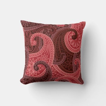 Paisley Paradise In Apple Pillow by mistyqe at Zazzle