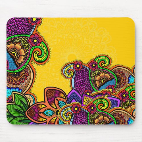 Paisley Paradise Mouse Pad