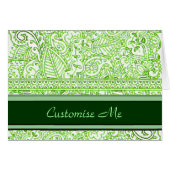 Paisley Passion - Green (Henna) (Front Horizontal)