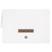 Paisley Passion - Orange (Henna) Cards (Back Horizontal)