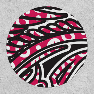 Paisley Patch Red Boho Floral Iron On