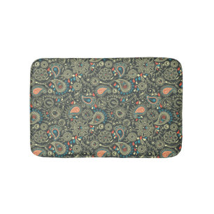 Paisley Pattern 3 Bathroom Mat