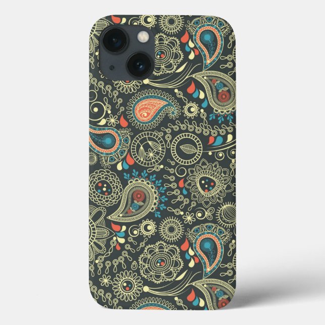 Paisley Pattern 3 Case-Mate iPhone Case (Back)