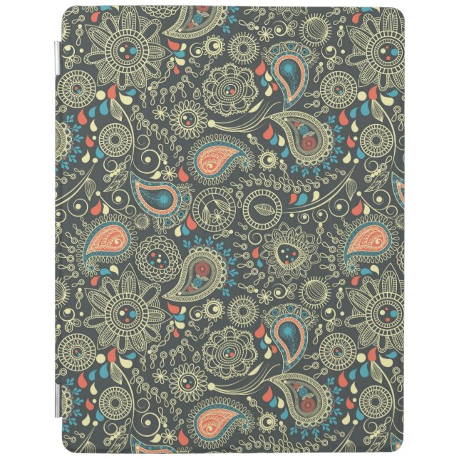 Paisley Pattern 3 iPad Smart Cover (Front)