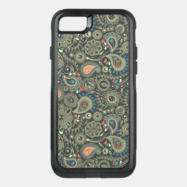 Paisley Pattern 3 Otterbox iPhone Case (Back)