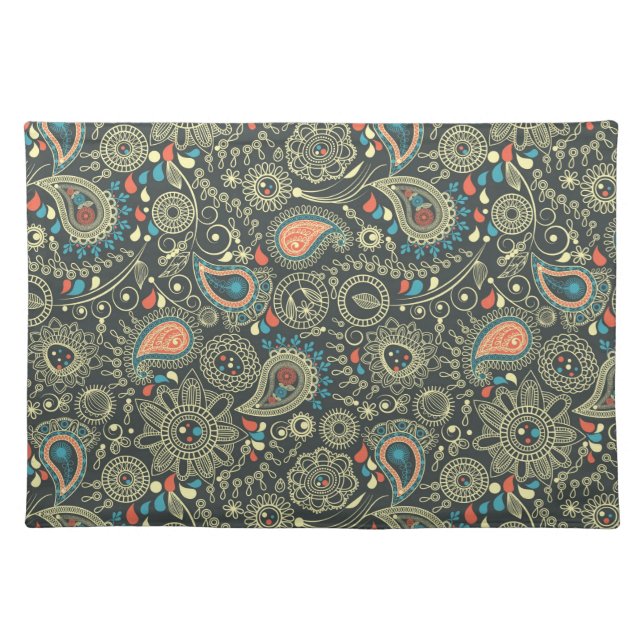 Paisley Pattern 3 Placemat (Front)