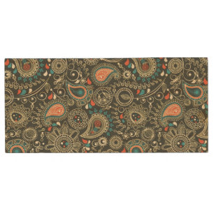 Paisley Pattern 3 Wood Flash Drive