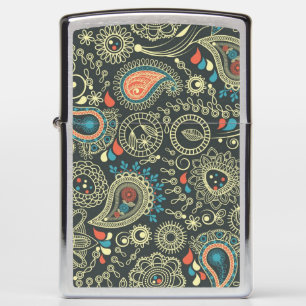 Paisley Pattern 3 Zippo Lighter