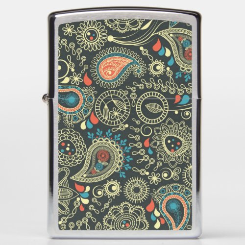 Paisley Pattern 3 Zippo Lighter