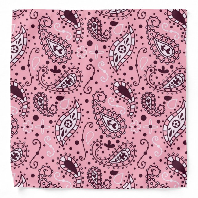 Paisley Pattern Bandana (Front)