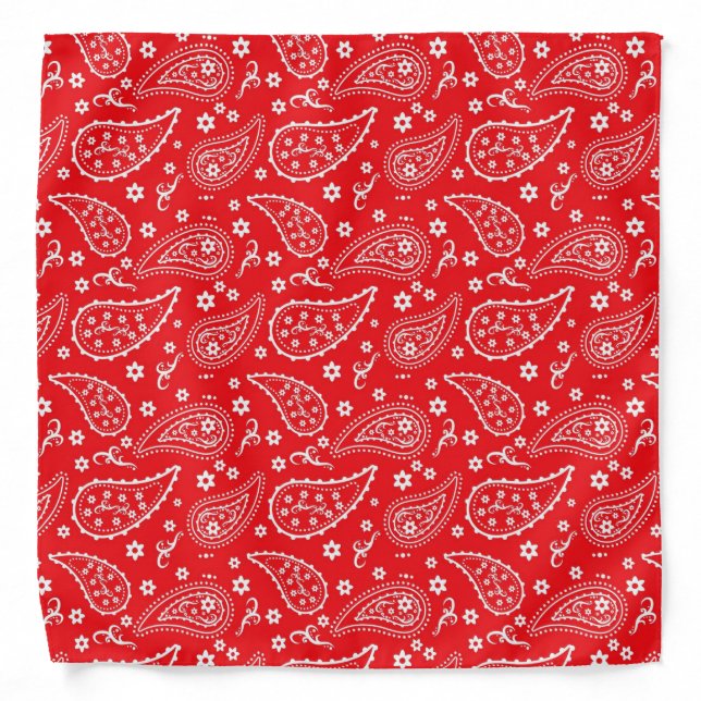 Paisley Pattern Bandana (Front)