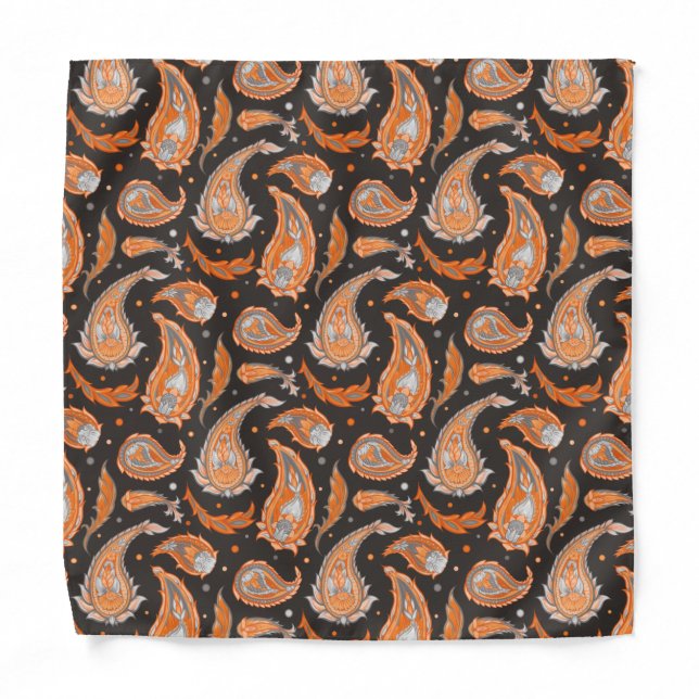 Paisley pattern  bandana (Front)