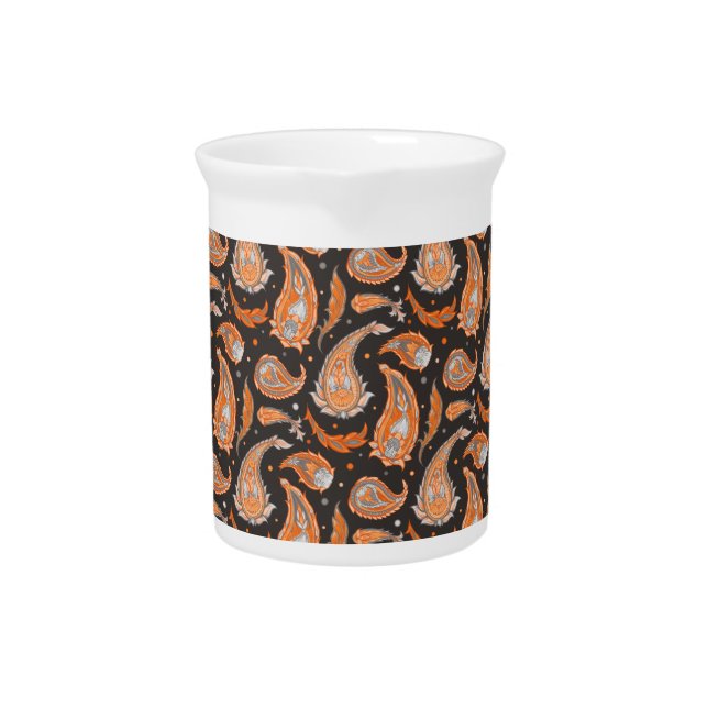 Paisley pattern   beverage pitcher (Front)