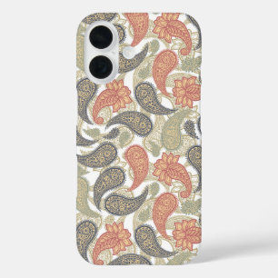Paisley Pattern iPhone 16 Case