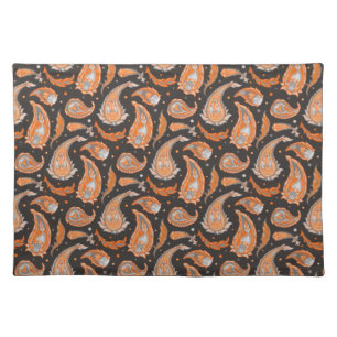 Paisley pattern cloth placemat