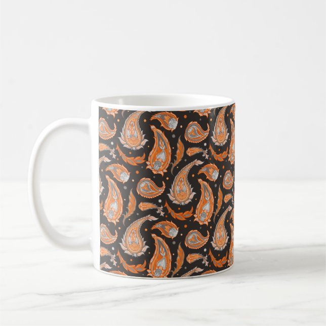 Paisley pattern coffee mug (Left)