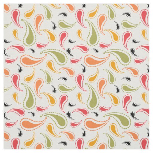 Paisley Pattern Fabric | Cute Paisley Print