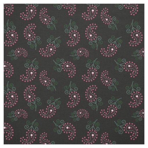 Paisley Pattern Fabric |Pretty Dots Paisley Print