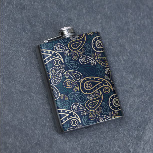 Paisley Pattern Flask