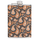 Paisley pattern flask