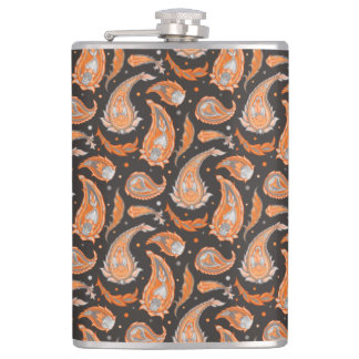 Paisley pattern flask