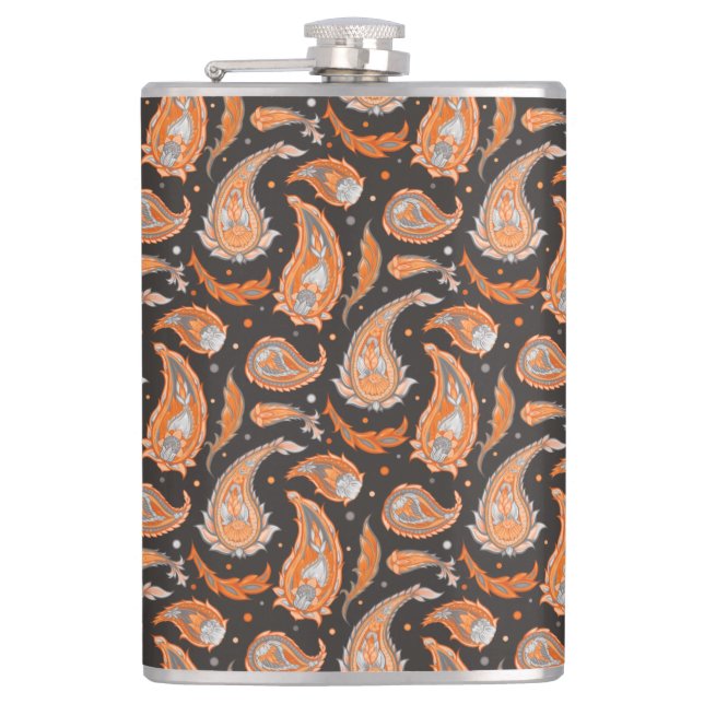 Paisley pattern flask (Front)