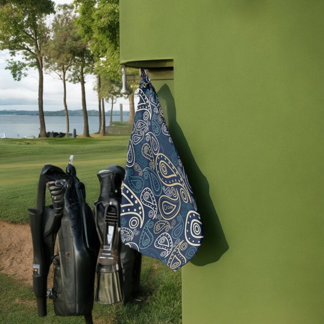 paisley pattern golf towel (Golf Towel)