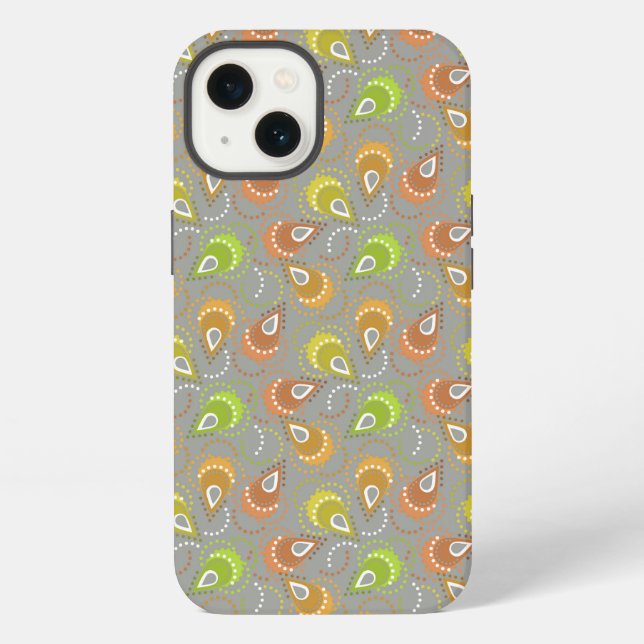 Paisley pattern. iphone case (Back)