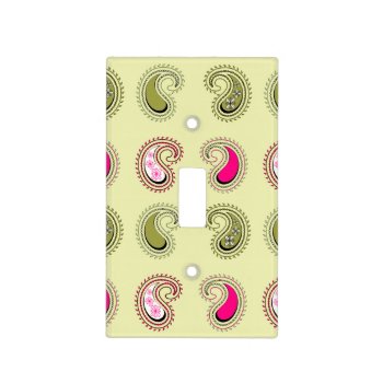 Paisley Pattern Light Switch Covers by OneStopGiftShop at Zazzle