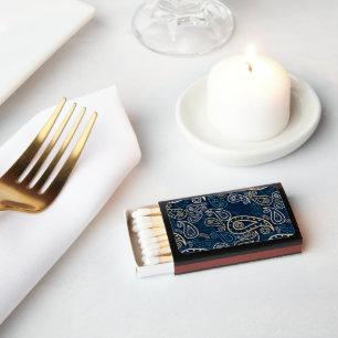 Paisley Pattern Matchboxes
