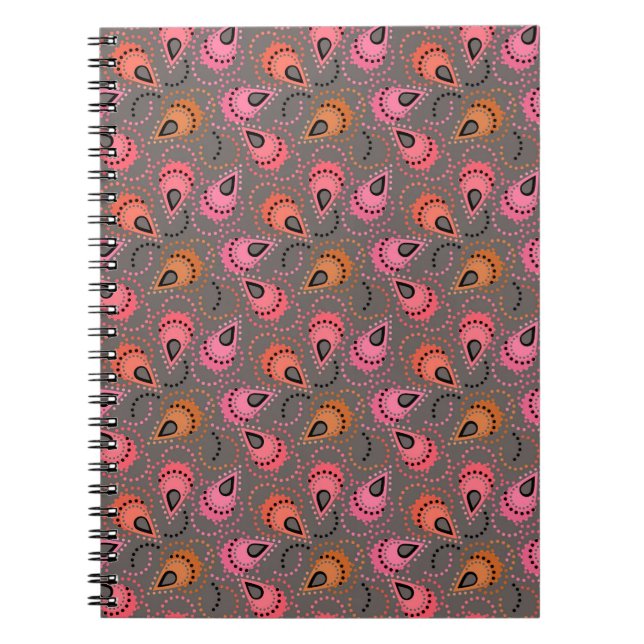 Paisley pattern. notebook (Front)