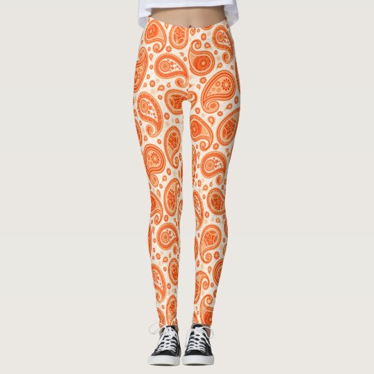 orange yoga pants