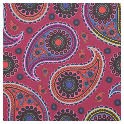 Paisley Pattern, Persian Paisley, Oriental Paisley Fabric