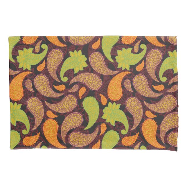 Paisley Pattern  Pillow Case (Front)