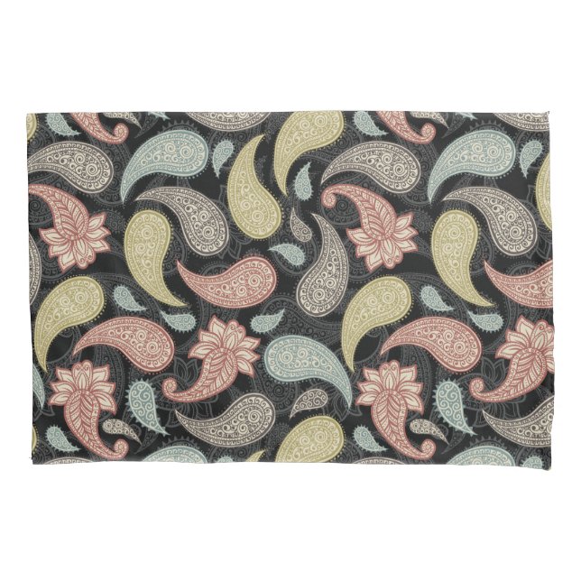 Paisley Pattern  Pillow Case (Front)