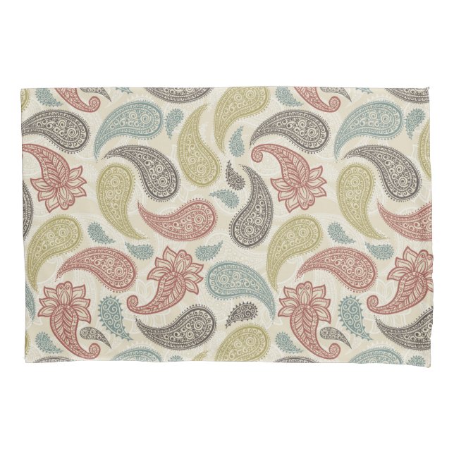 Paisley Pattern  Pillow Case (Front)